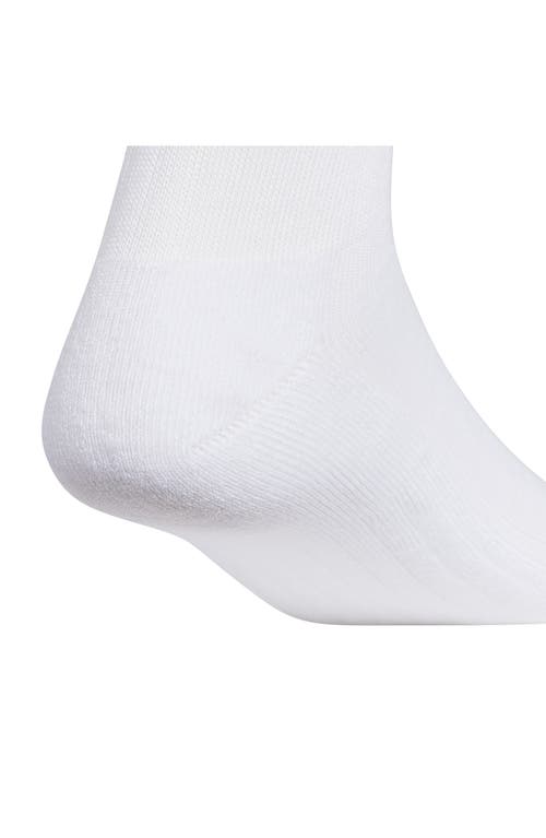 Adidas Originals Adidas 3-pack Aeroready Classic Cushioned Crew Socks In White/grey