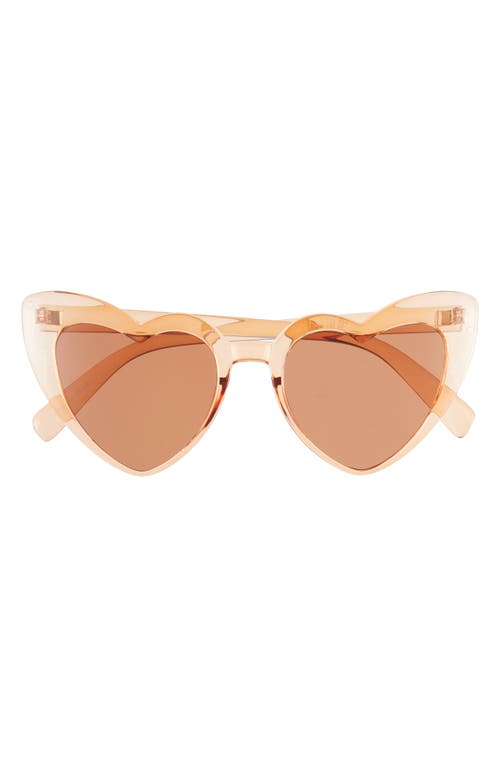 BP. Bold Heart Sunglasses in Beige at Nordstrom