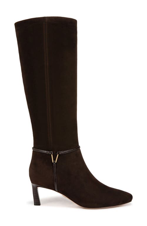 Shop Veronica Beard Kenzie Knee High Boot In Dark Espresso