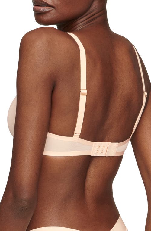 Cuup The Demi Spacer & Mesh Bra In Blush