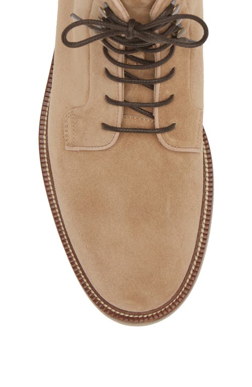 Brunello Cucinelli Iconic Sole Lace-up Boot In Light Brown