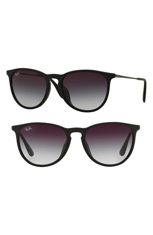 Ray-Ban Erika Classic 57mm Sunglasses in Matte Black at Nordstrom