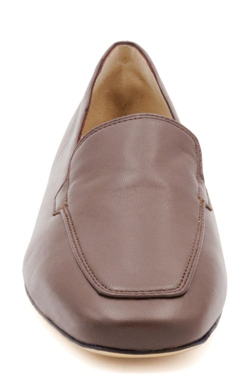 Shop Amalfi By Rangoni Giove Apron Toe Loafer In Moka Parmasoft