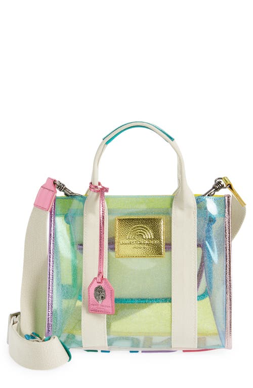 Mini Southbank Vinyl Tote in Beige Multi