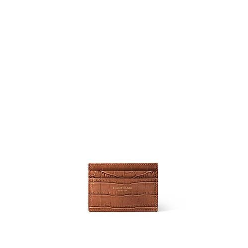 Teddy Blake Cardholder Croco In Brown