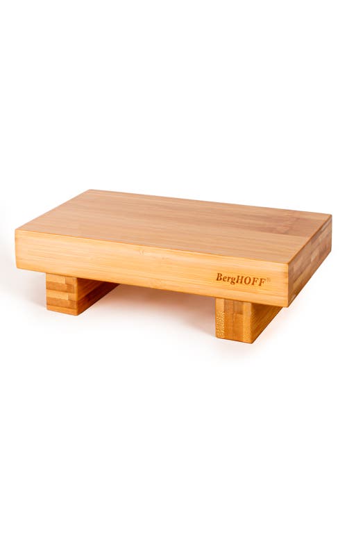 Berghoff Set Of 2 Bamboo Sushi Tray Set In Beige