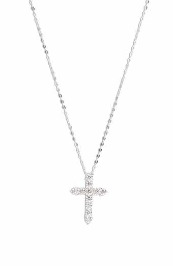 Nordstrom diamond cross necklace deals