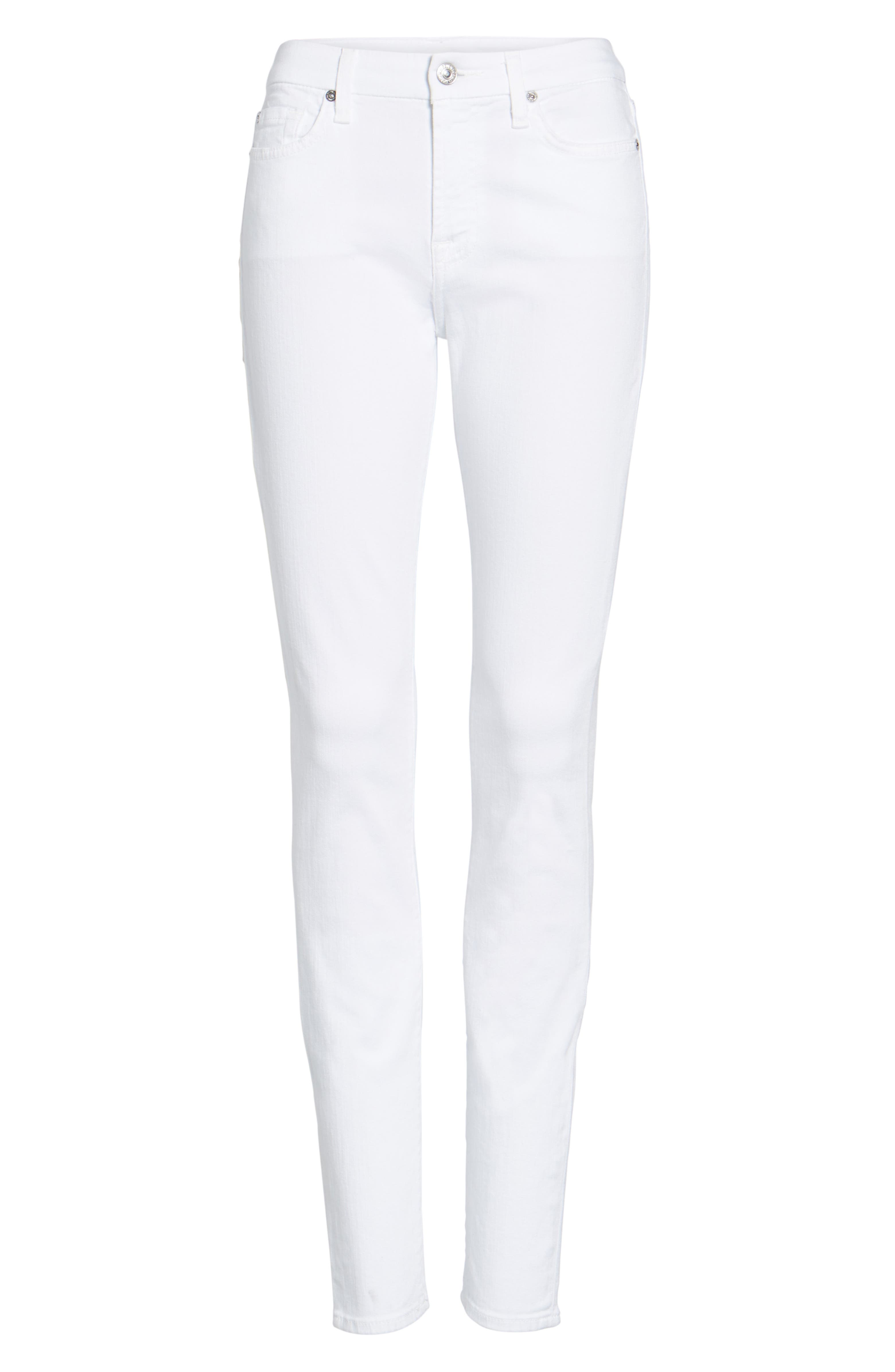7 For All Mankind® 'The Skinny' Skinny Jeans (Clean White) | Nordstrom