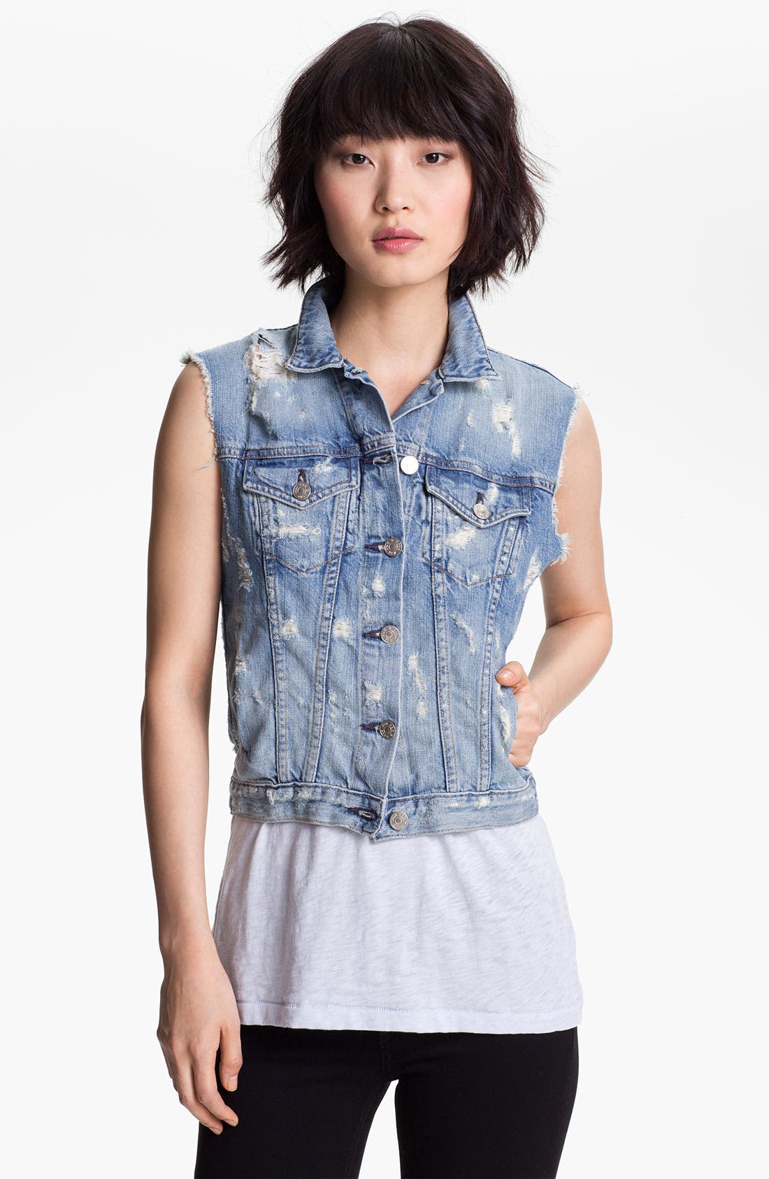 rag and bone denim vest