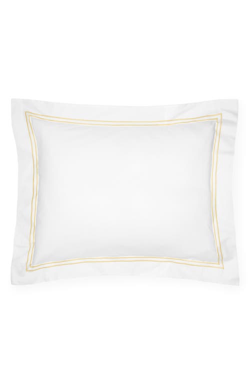 Sferra Grande Hotel Sham In White/banana