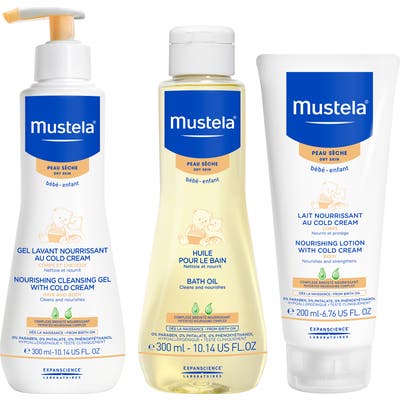 Mustela Dry Skin Bath Time Set