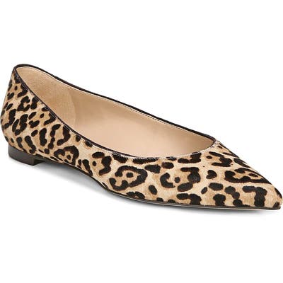 Sam Edelman Sally Genuine Calf Hair Flat- Beige