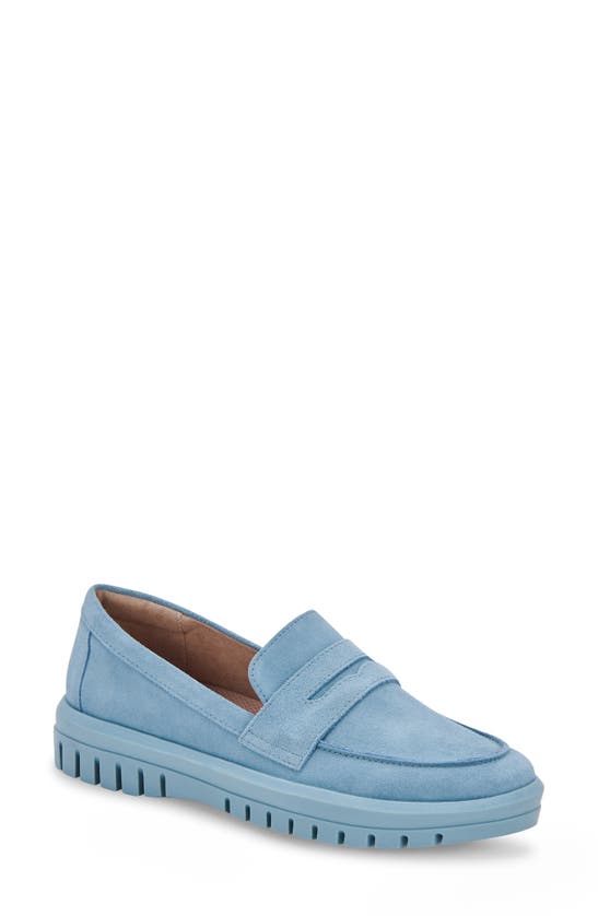 Blondo Frey Waterproof Loafer In Light Blue