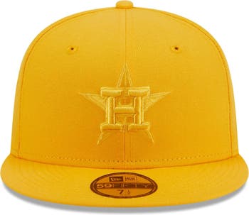 New Era Men's Houston Astros 59Fifty Alternate Orange Authentic Hat