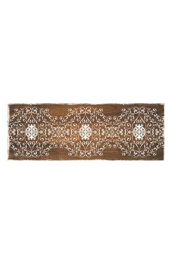 J&v Textiles J And V Textiles 20" X 55" Anti Fatigue Kitchen Mat In Brown Multi