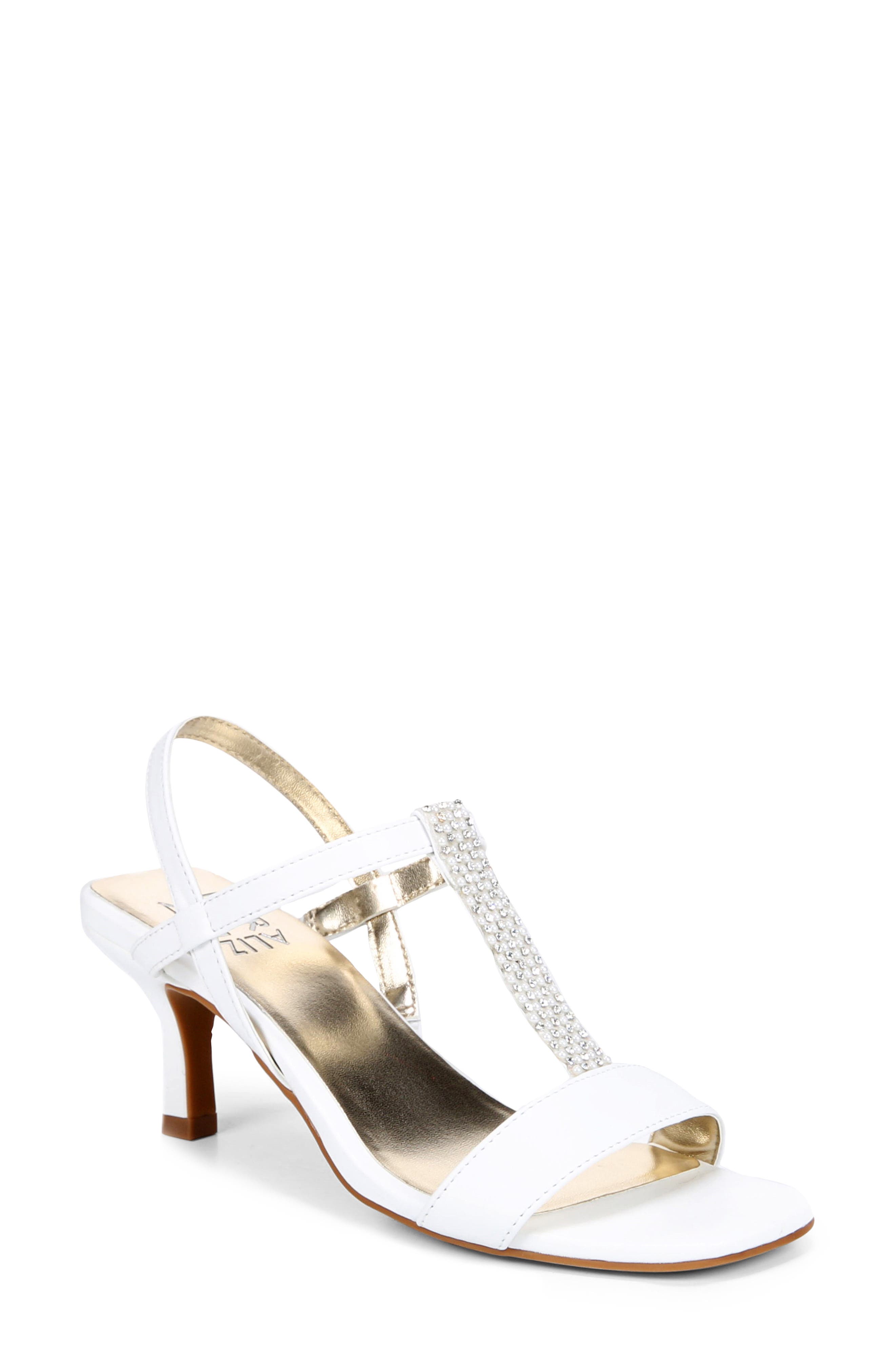 white naturalizer heels