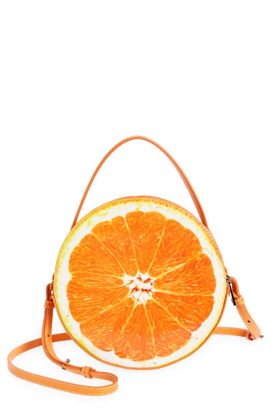 Jw Anderson Orange Leather Crossbody Bag