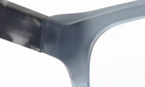 Eyebobs Kvetcher 54mm Square Reading Glasses In Transparent Grey Teal