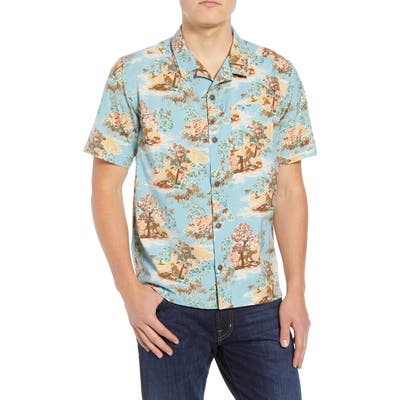 Patagonia Stretch Planing Regular Fit Hybrid Shirt, Blue