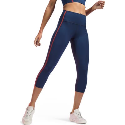 Lndr Lightyear High Waist Crop Leggings, Blue