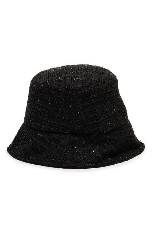 Shop Eugenia Kim Yuki Packable Tweed Bucket Hat In Black