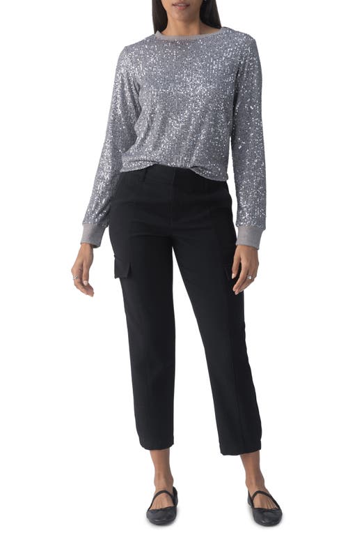 Shop Sanctuary Sparkle Together Sequin Top In Gun Metal