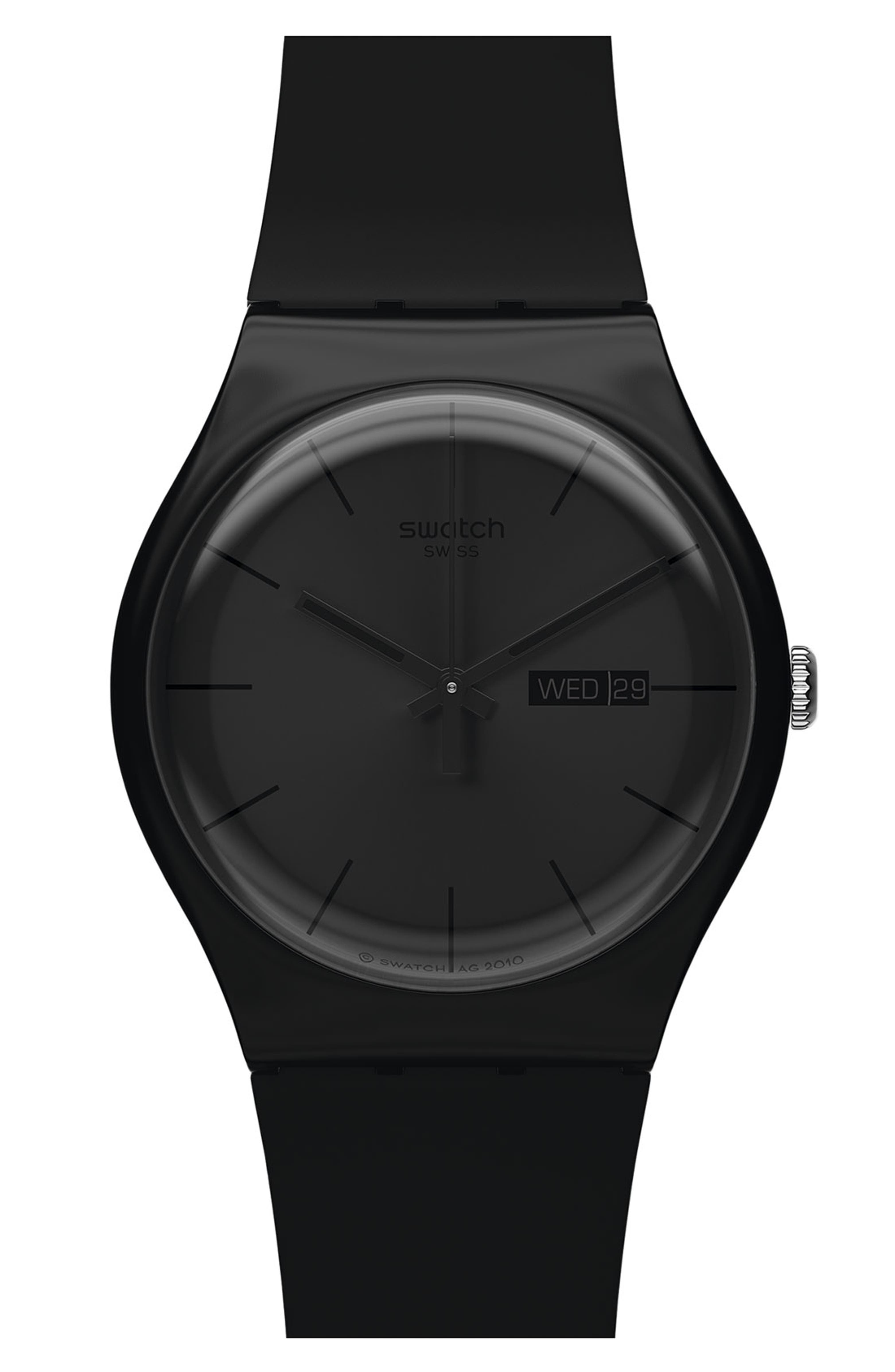 Swatch® 'Rebel' Rubber Strap Watch | Nordstrom