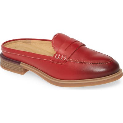 Hush Puppies Bailey Penny Mule, Red