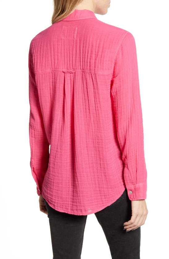 RAILS RAILS ELLIS COTTON GAUZE BUTTON-UP SHIRT