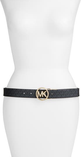 Michael Kors Monogram Buckle Belt Reversible (New) S, M,L
