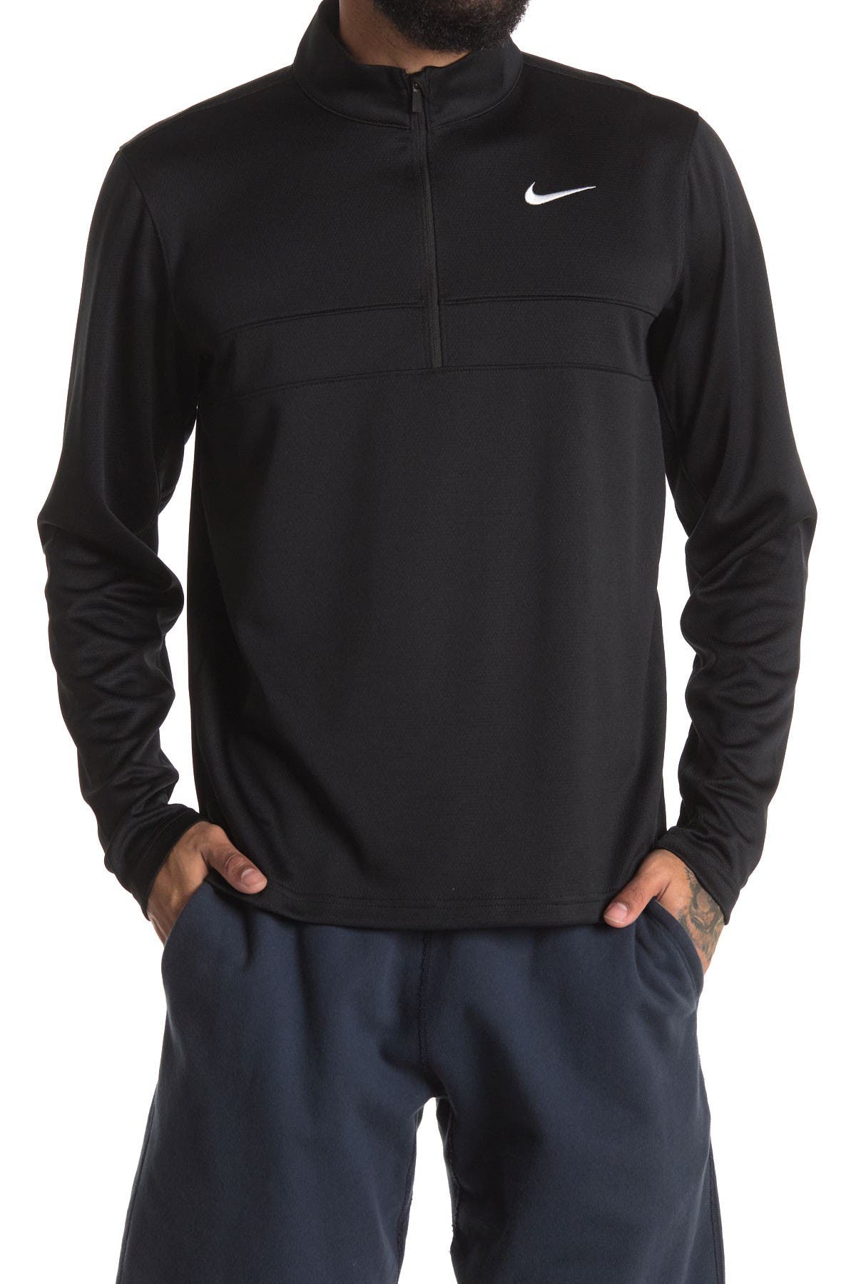 mens nike golf half zip pullover