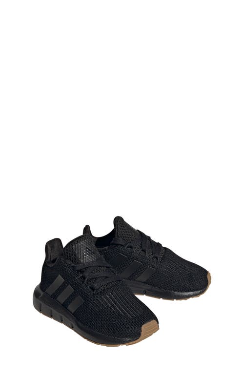 Adidas Originals Adidas Kids' Swift Run 1.0 Sneaker In Black/black/black