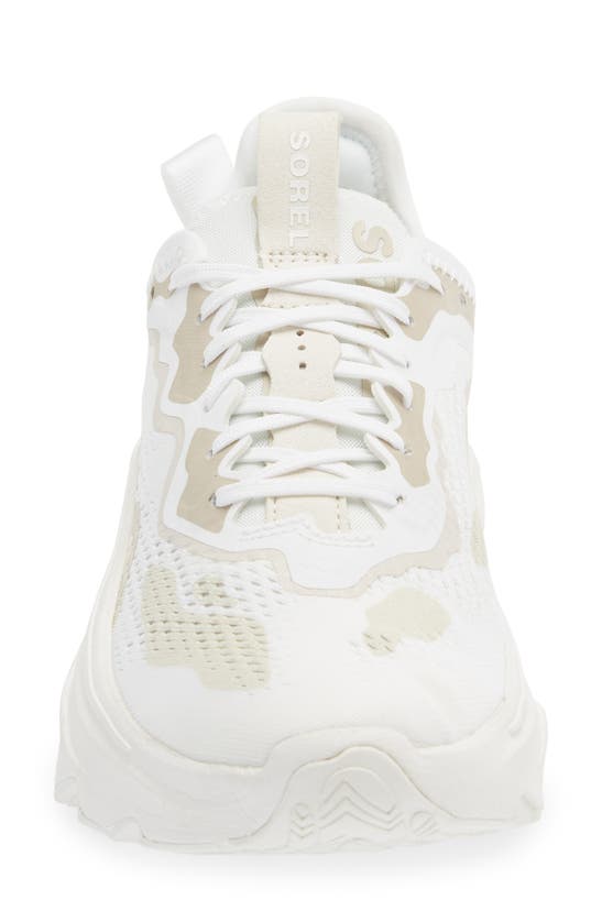 Sorel Women's Kinetic Breakthru Day Lace Sneakers Women's Shoes In White/white Chalk