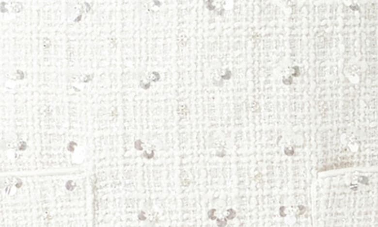ENDLESS ROSE ENDLESS ROSE SEQUIN TWEED SHIFT MINIDRESS