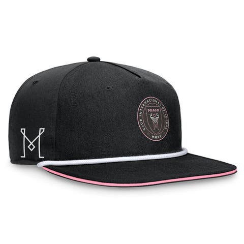Men's Fanatics Branded Black Inter Miami CF Iron Golf Snapback Hat