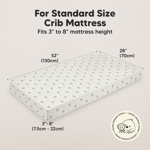 KEABABIES KEABABIES SOOTHE FITTED CRIB SHEET