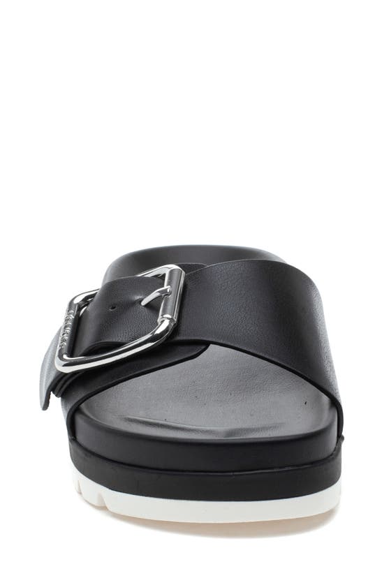 J/slides Nyc Rosalie Slide Sandal In Black Luxe ModeSens