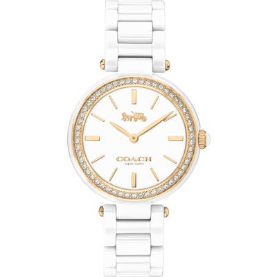 Coach Park Ceramic Bracelet Watch, 30Mm