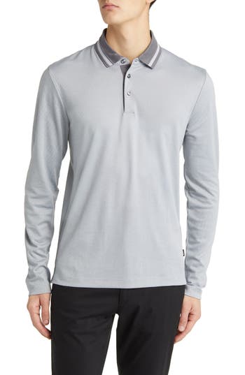 HUGO BOSS BOSS PLEINS LONG SLEEVE POLO