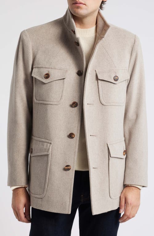Fleurette Ernst Wool Field Jacket In Beach