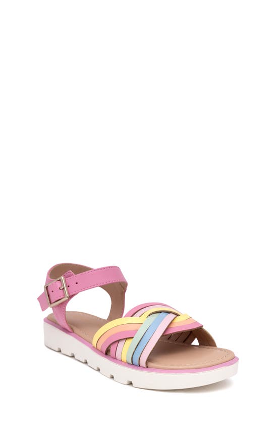 Shop Sugar Kids' Annabel Platform Sandal In Rose