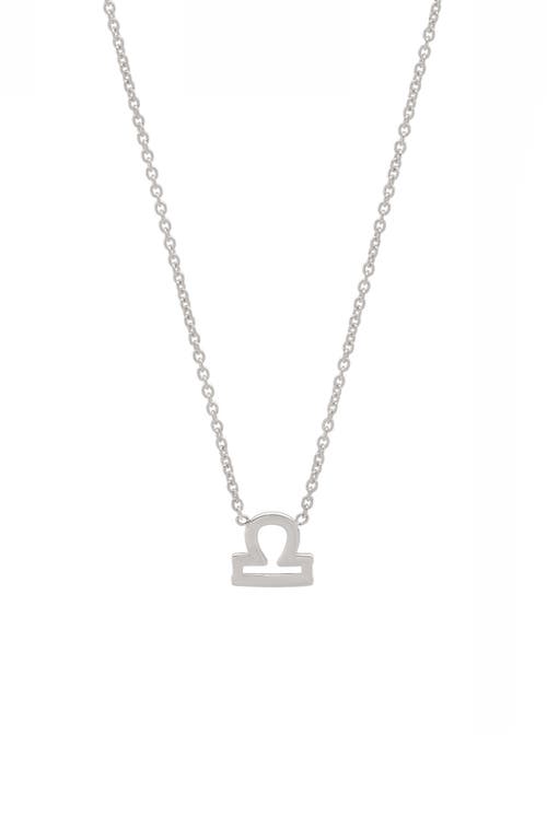 BYCHARI Zodiac Pendant Necklace in Libra