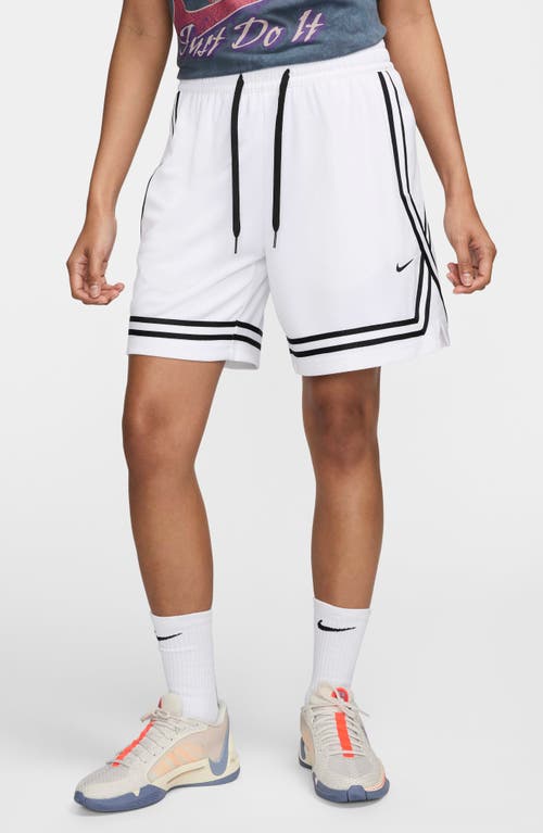 Shop Nike Crossover Dri-fit 7-inch Basketball Shorts In White/black/black