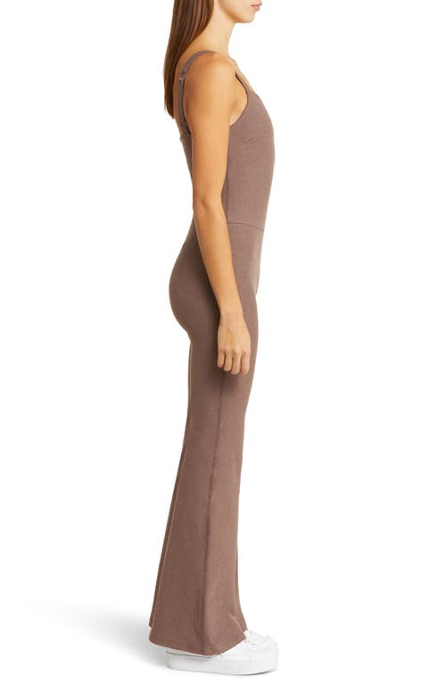 Beyond Yoga Spacedye Hit The Scene Jumpsuit In Truffle Heather