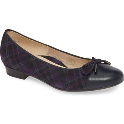 Ara Belinda Ballet Flat, Blue