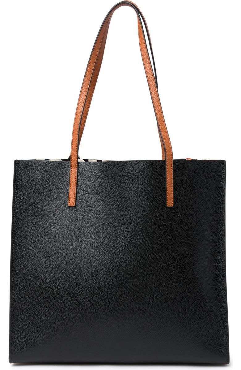 Marc Jacobs Grind Colorblock Leather Tote Bag, Alternate, color, Smoked Almond Multi