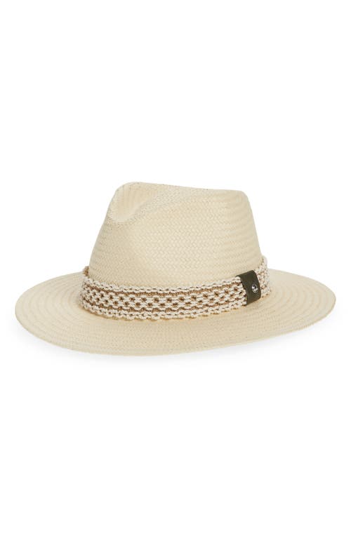 rag & bone Packable Net Band Fedora Hat in Nat
