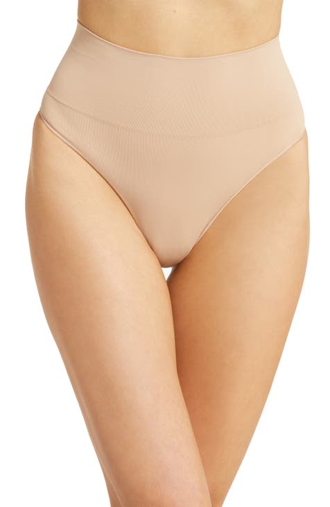 Lucky Brand Women's Crochet Lace Seamless Thong Panty 3 Pack
