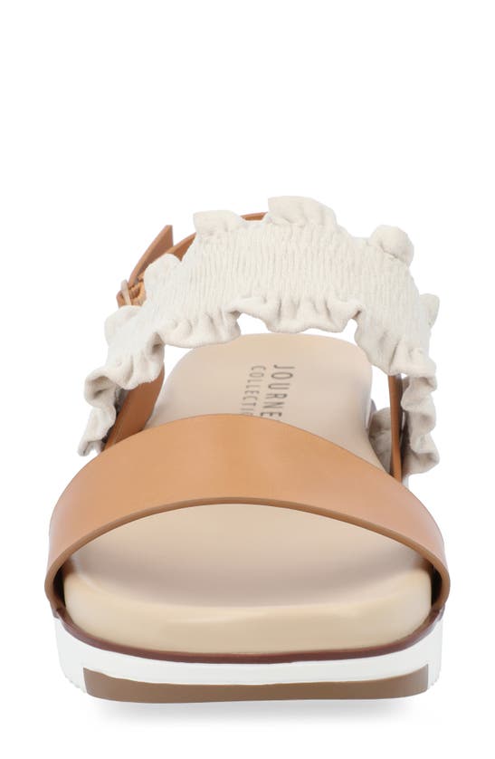 Journee Collection Riya Sandal In Tan