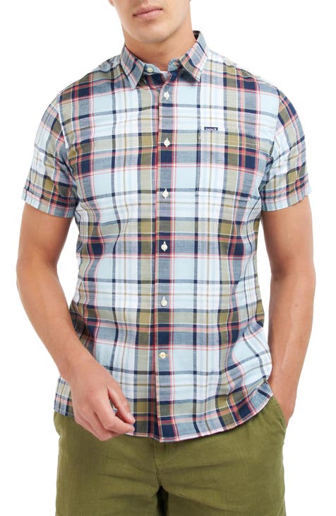 short sleeve plaid shirt | Nordstrom